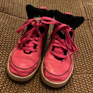 Nike Pink and Black Sneakers